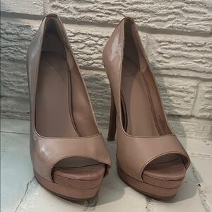 Jessica Simpson Blush Peep-Toe Heels